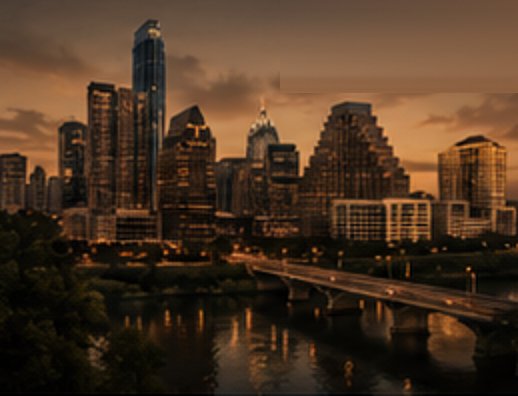 Austin skyline at dusk